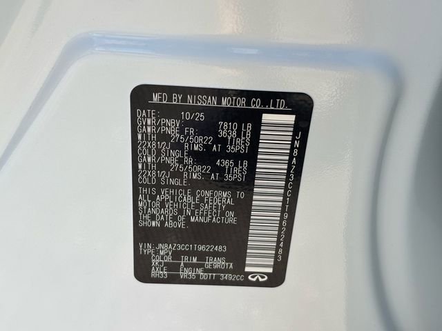 New 2026 INFINITI QX80 Autograph w/ Premium Cargo Package image 24