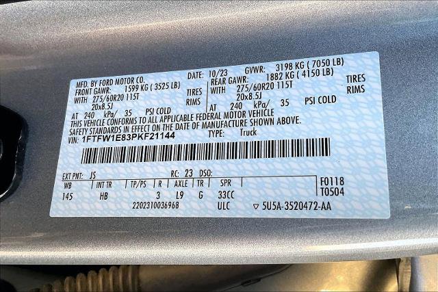 Certified 2023 Ford F150 Lariat w/ Max Trailer Tow Package image 27