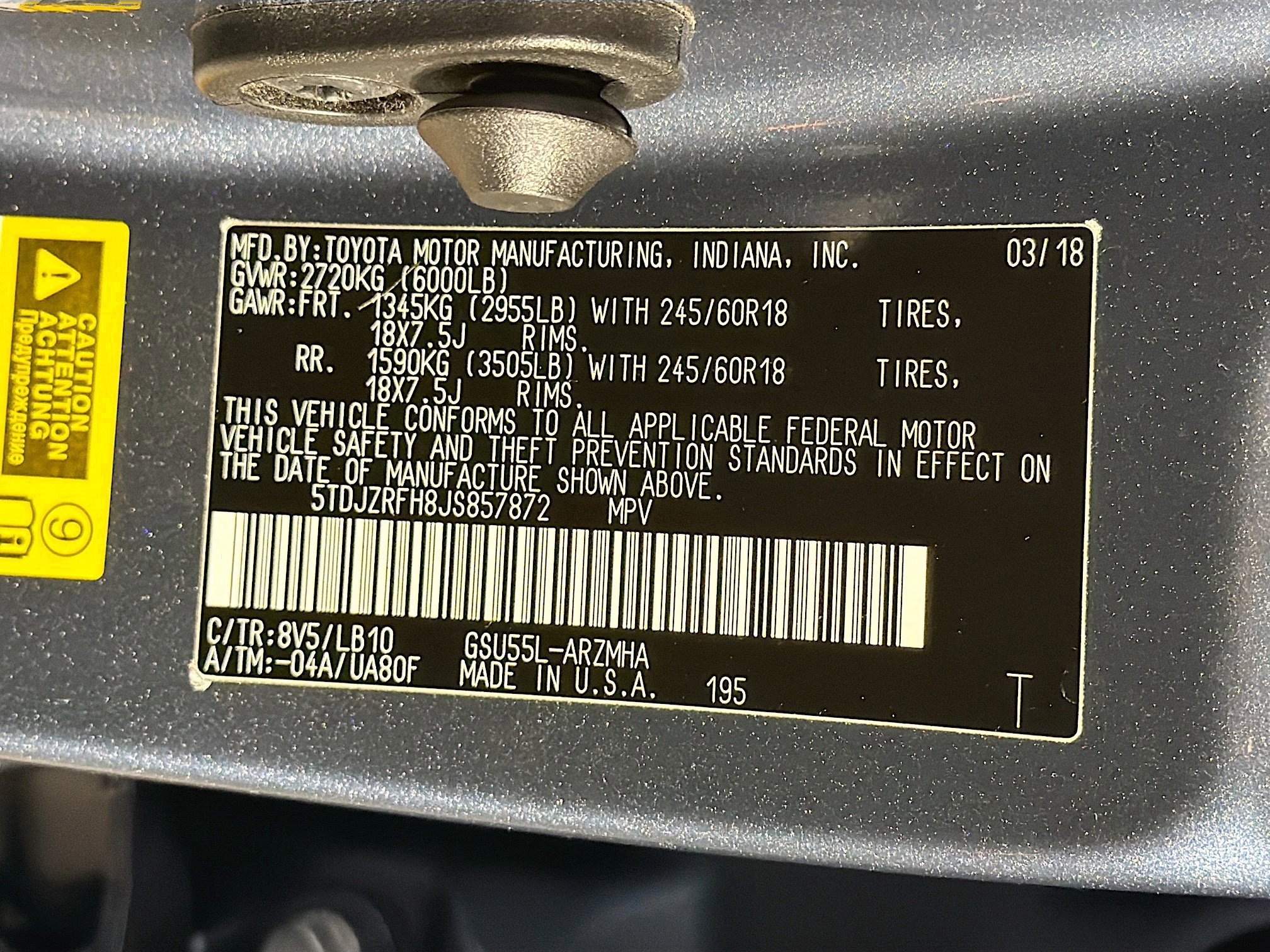 Used 2018 Toyota Highlander XLE image 12