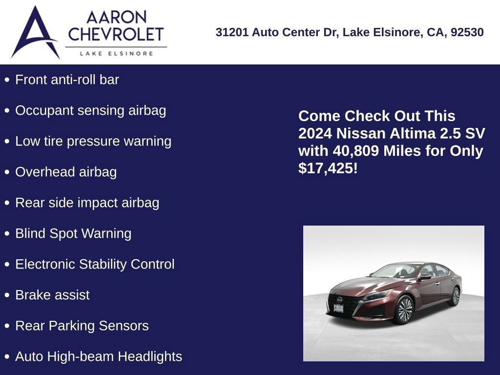 Used 2024 Nissan Altima 2.5 SV image 15