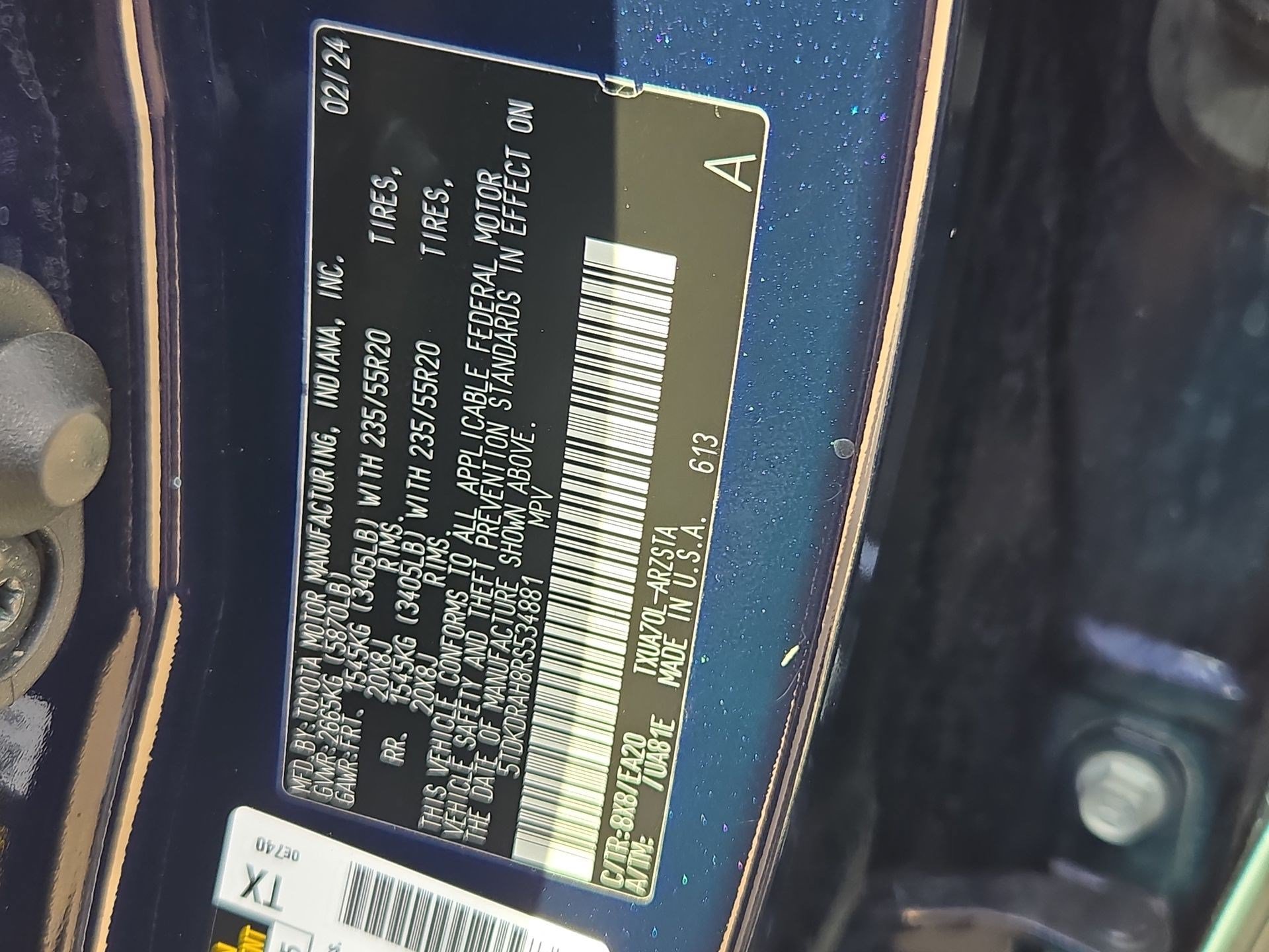Used 2024 Toyota Highlander XSE FWD image 34