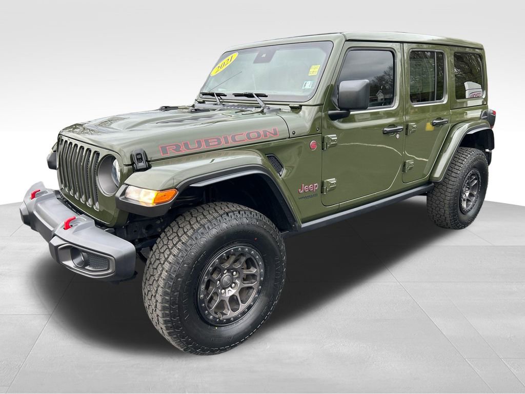Used 2021 Jeep Wrangler Unlimited Rubicon w/ Xtreme Recon 35" Tire Package AWD/4WD image 1