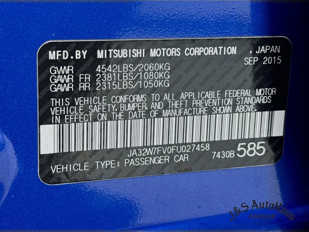 Used 2015 Mitsubishi Lancer Evolution Final Edition image 36