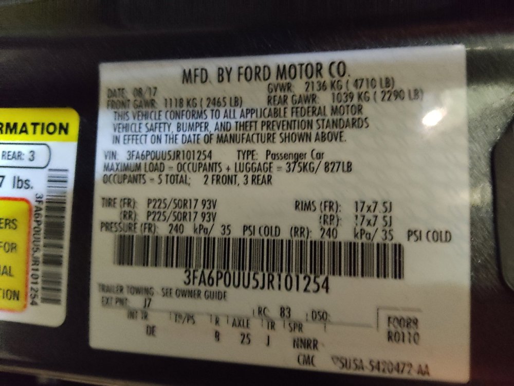 Used 2018 Ford Fusion S image 33