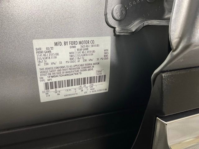 Used 2022 Ford Explorer XLT image 26