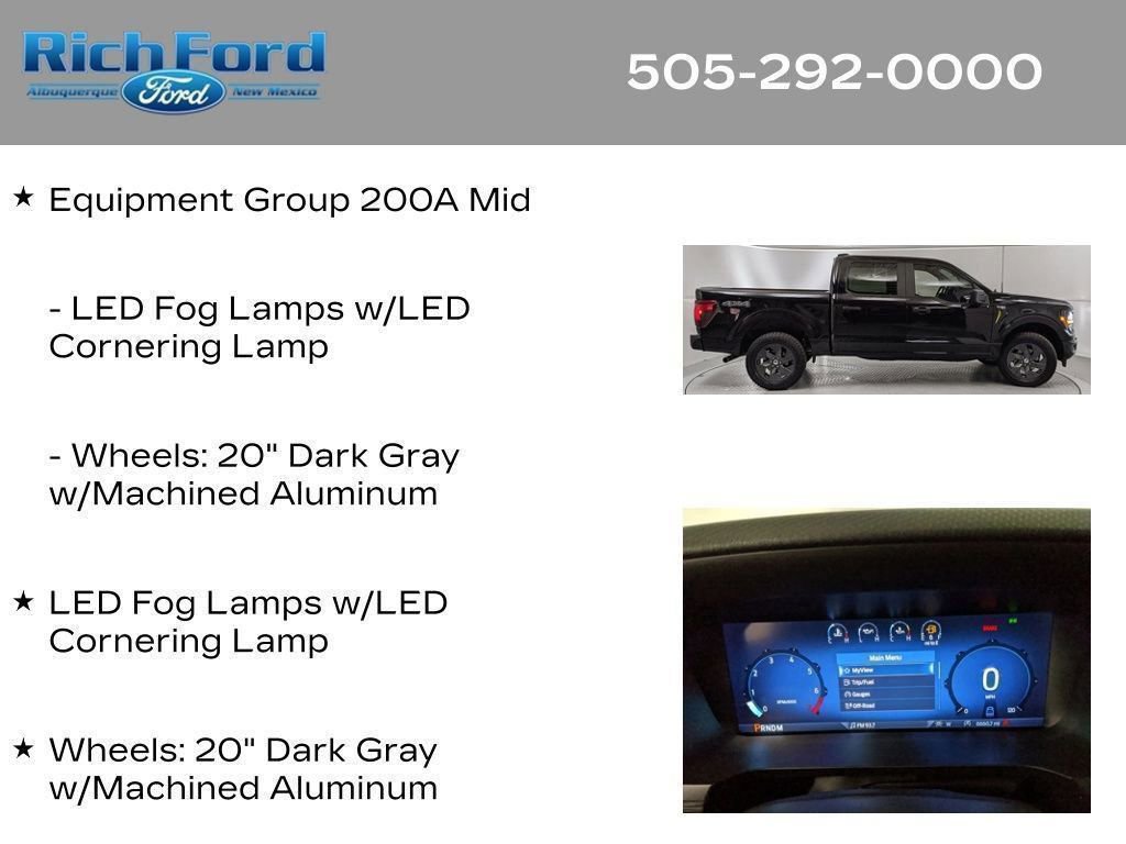Certified 2025 Ford F150 STX w/ Equipment Group 200A AWD/4WD image 23
