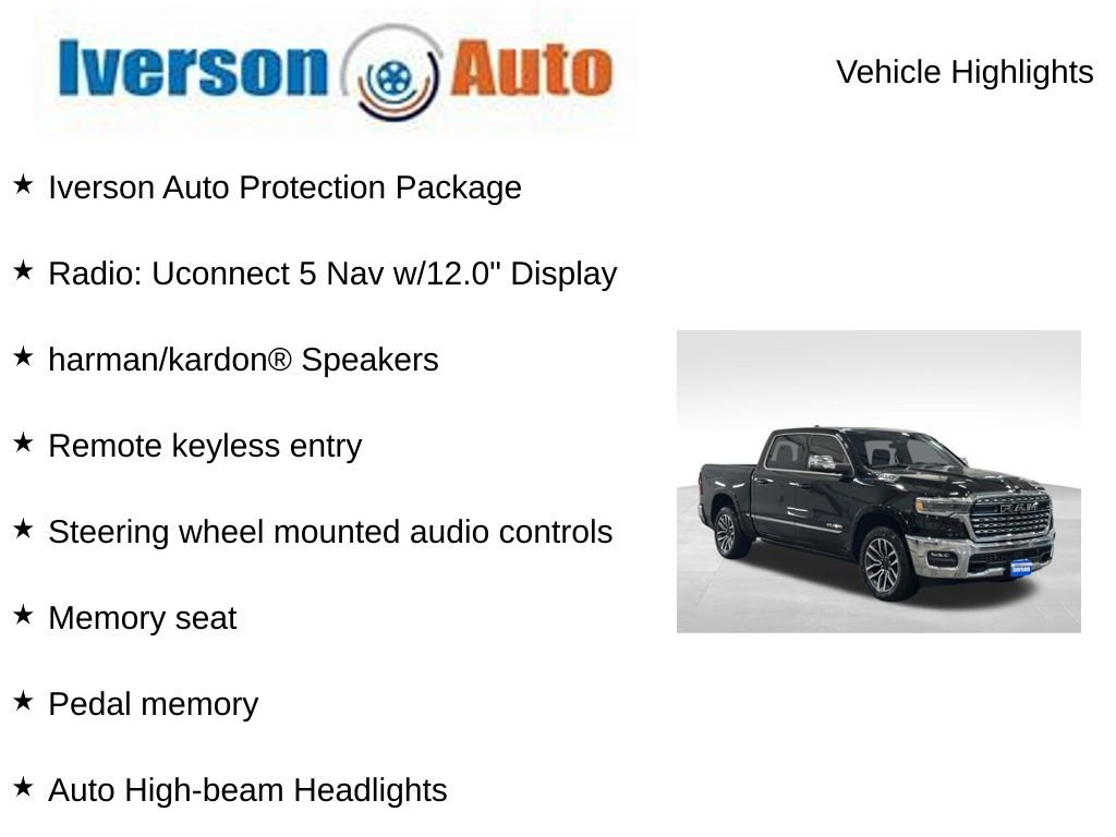 Used 2025 RAM 1500 Limited AWD/4WD image 2