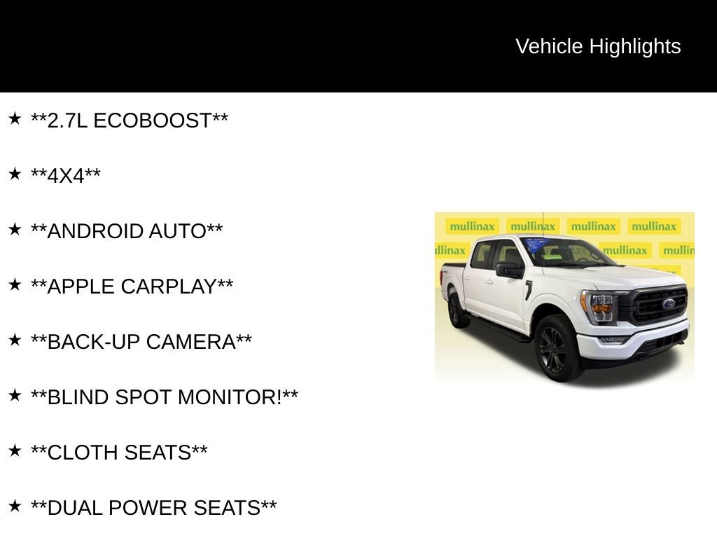 Certified 2023 Ford F150 XLT w/ Equipment Group 302A High AWD/4WD image 12
