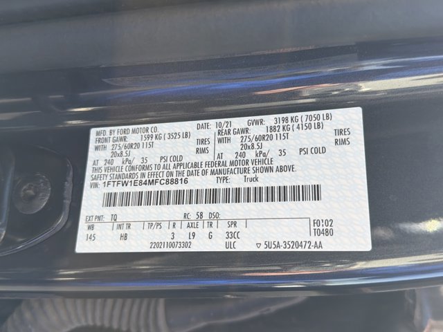 Used 2021 Ford F150 Lariat w/ Max Trailer Tow Package image 11