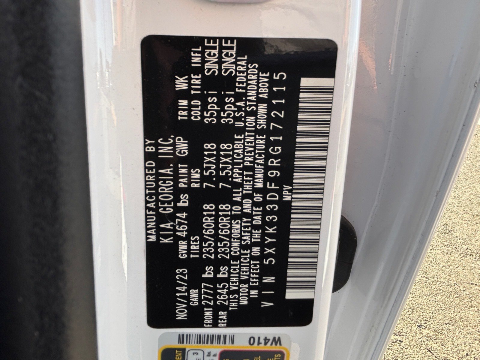 Certified 2024 Kia Sportage EX FWD image 30