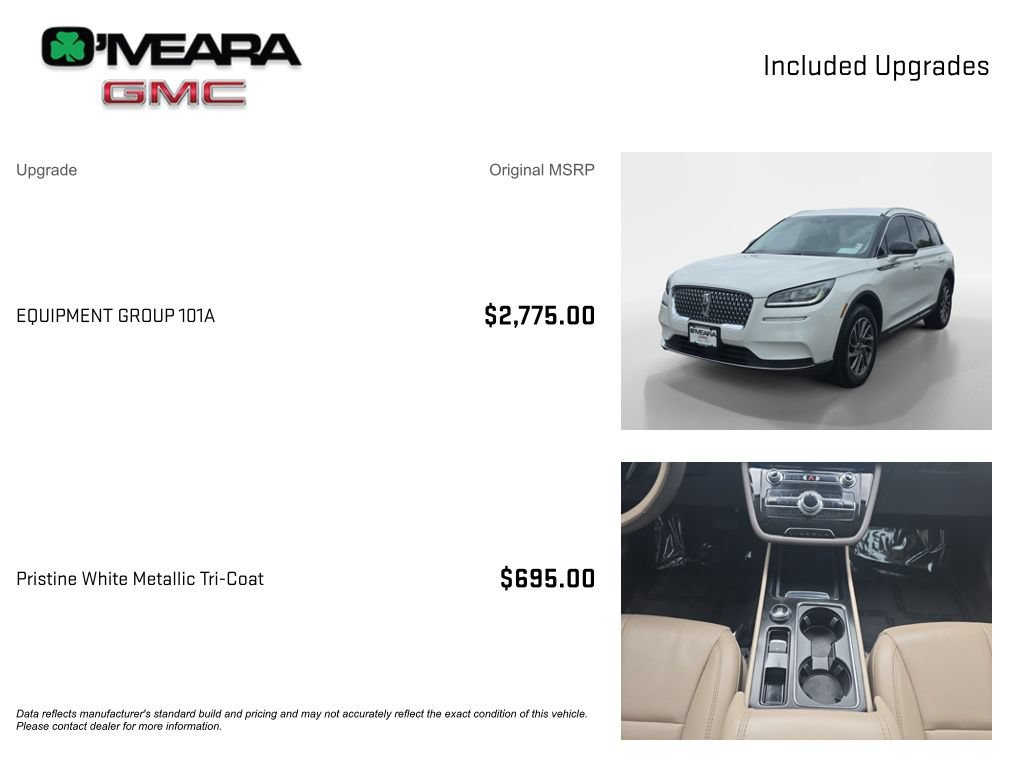 Used 2022 Lincoln Corsair AWD w/ Equipment Group 101A image 4