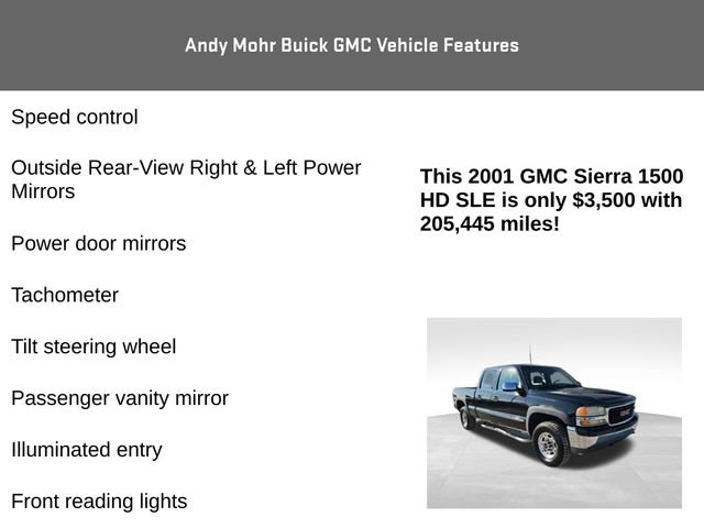 Used 2001 GMC Sierra 1500 SLE w/ SLT Marketing Option Pkg image 8
