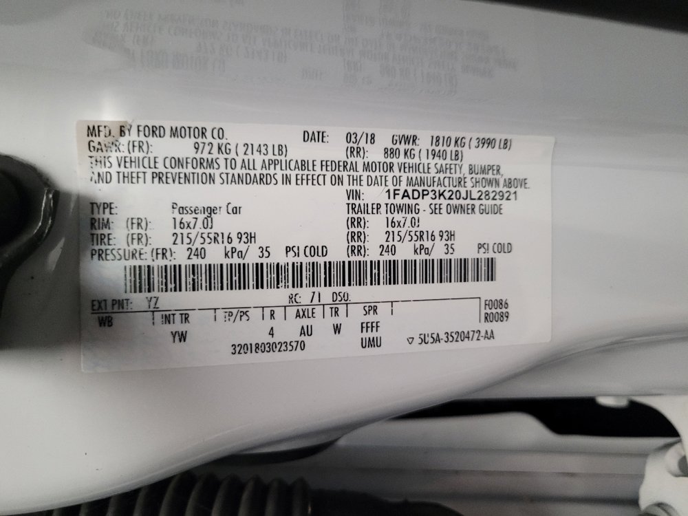 Used 2018 Ford Focus SE FWD image 33