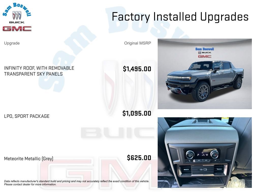 New 2025 GMC Hummer EV 3X w/ LPO, Sport Package image 3