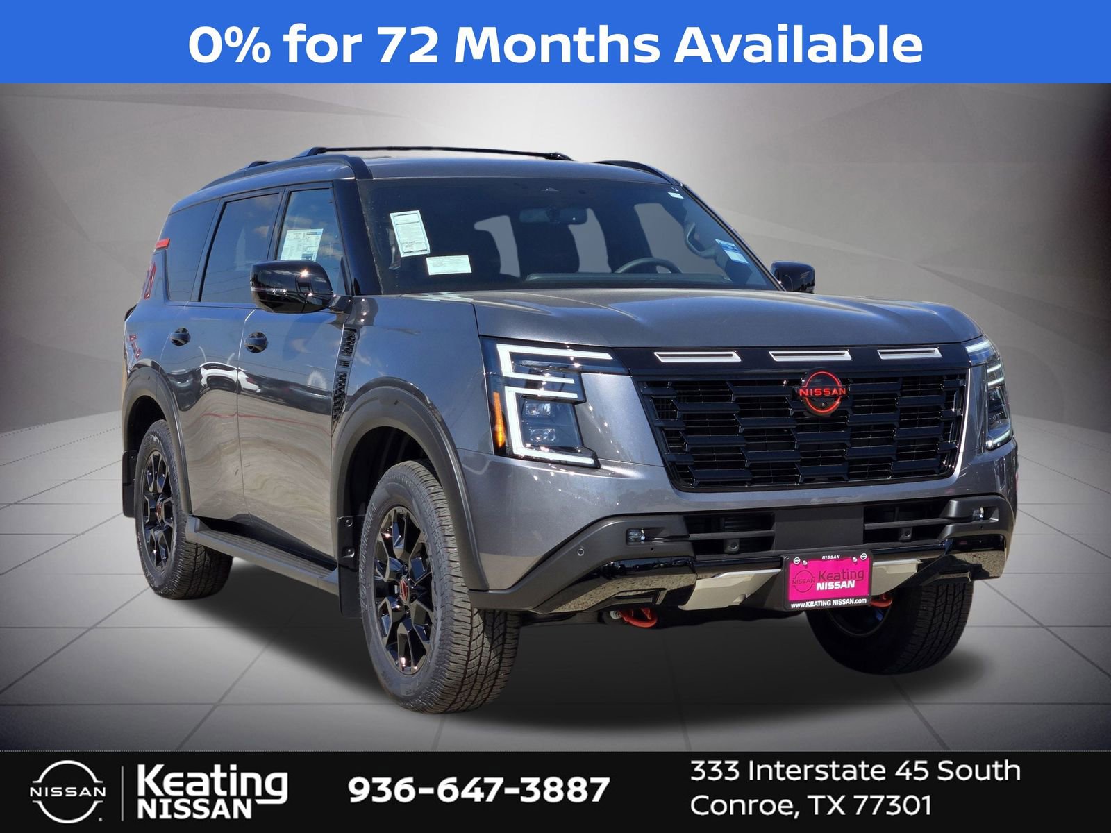 New 2026 Nissan Armada PRO-4X w/ Captain's Chari Seat Package AWD/4WD image 1