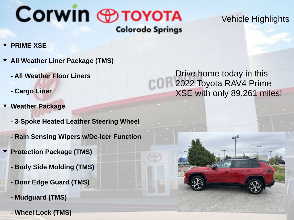 Used 2022 Toyota RAV4 XSE w/ Protection Package (TMS) AWD/4WD image 7
