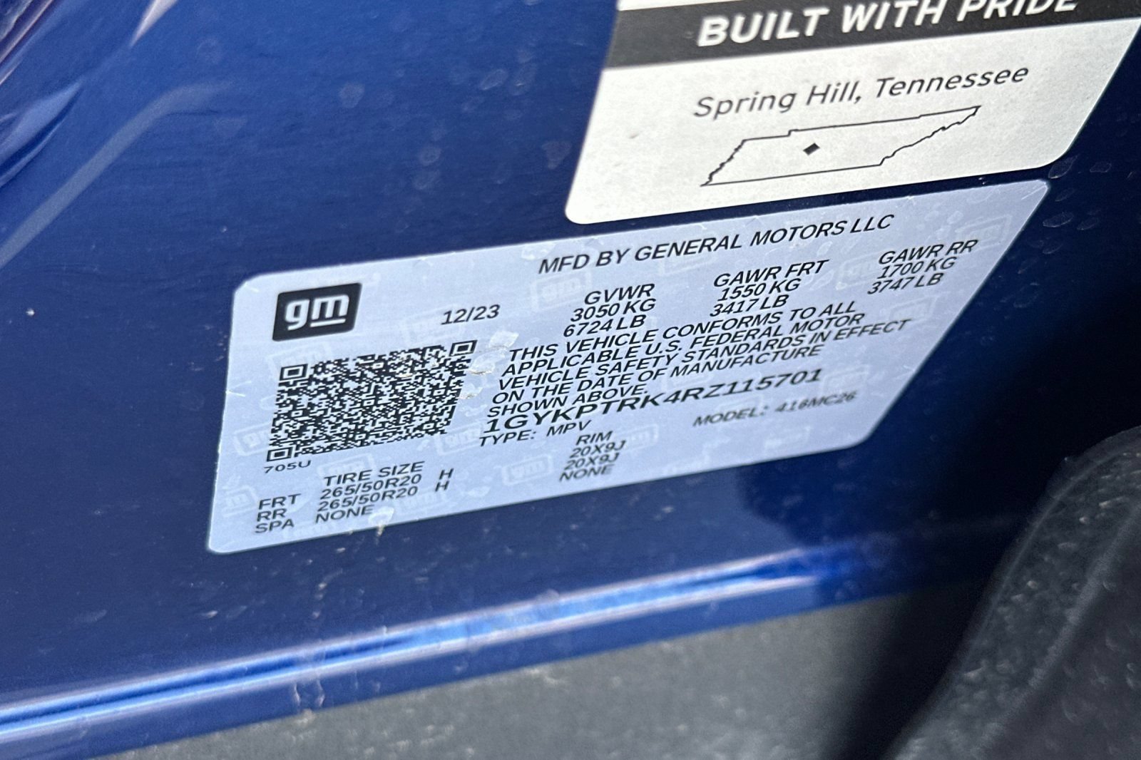 Certified 2024 Cadillac Lyriq Sport w/ LPO, Floor Liner Package RWD image 55