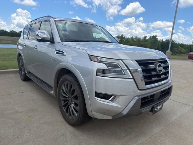 Used 2021 Nissan Armada Platinum w/ Captain's Chairs Package RWD image 2