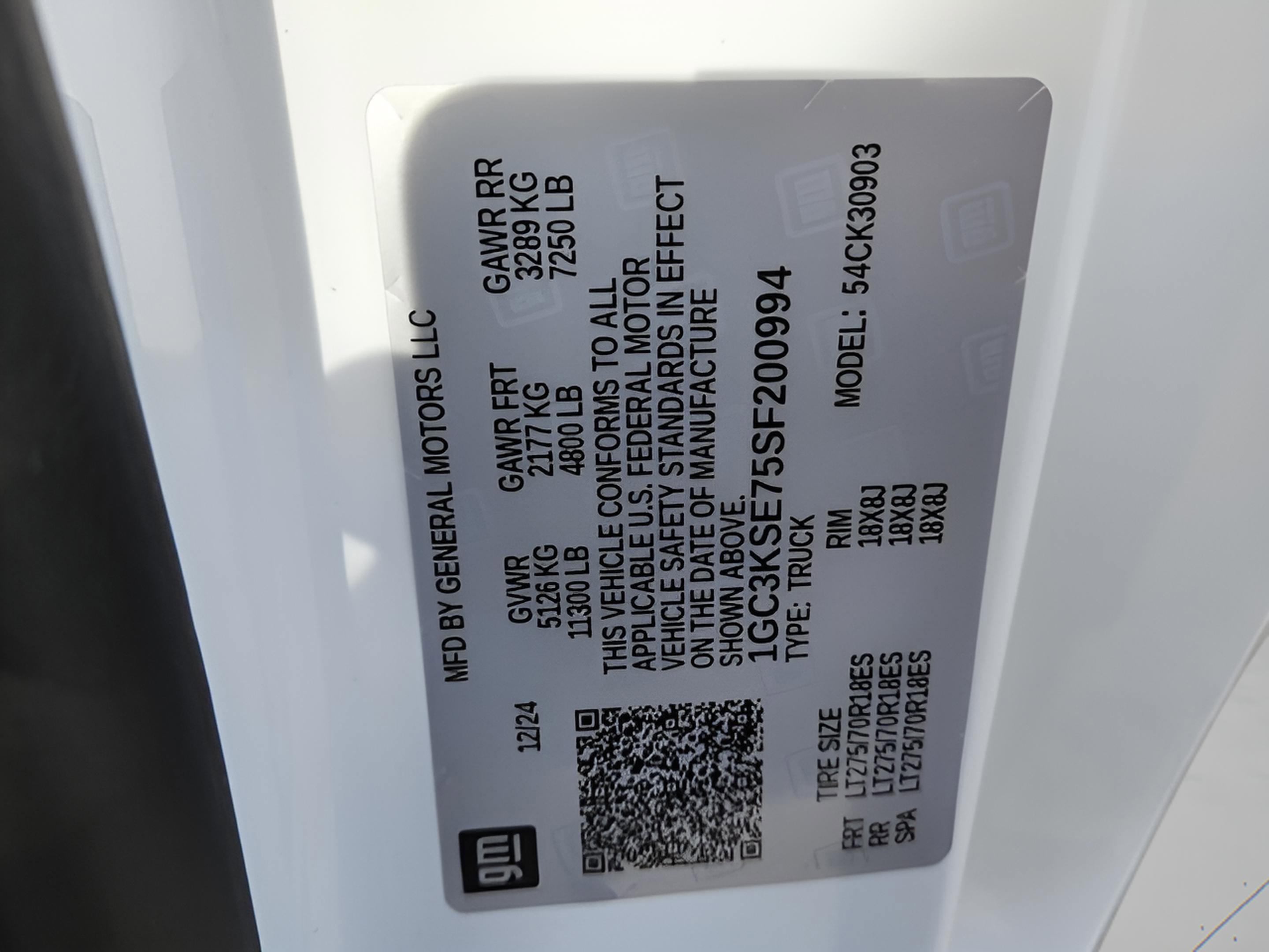 New 2025 Chevrolet Silverado 3500 W/T w/ WT/CX Safety Package image 24