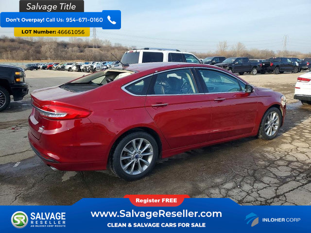 Used 2017 Ford Fusion SE w/ Fusion SE Technology Package image 3