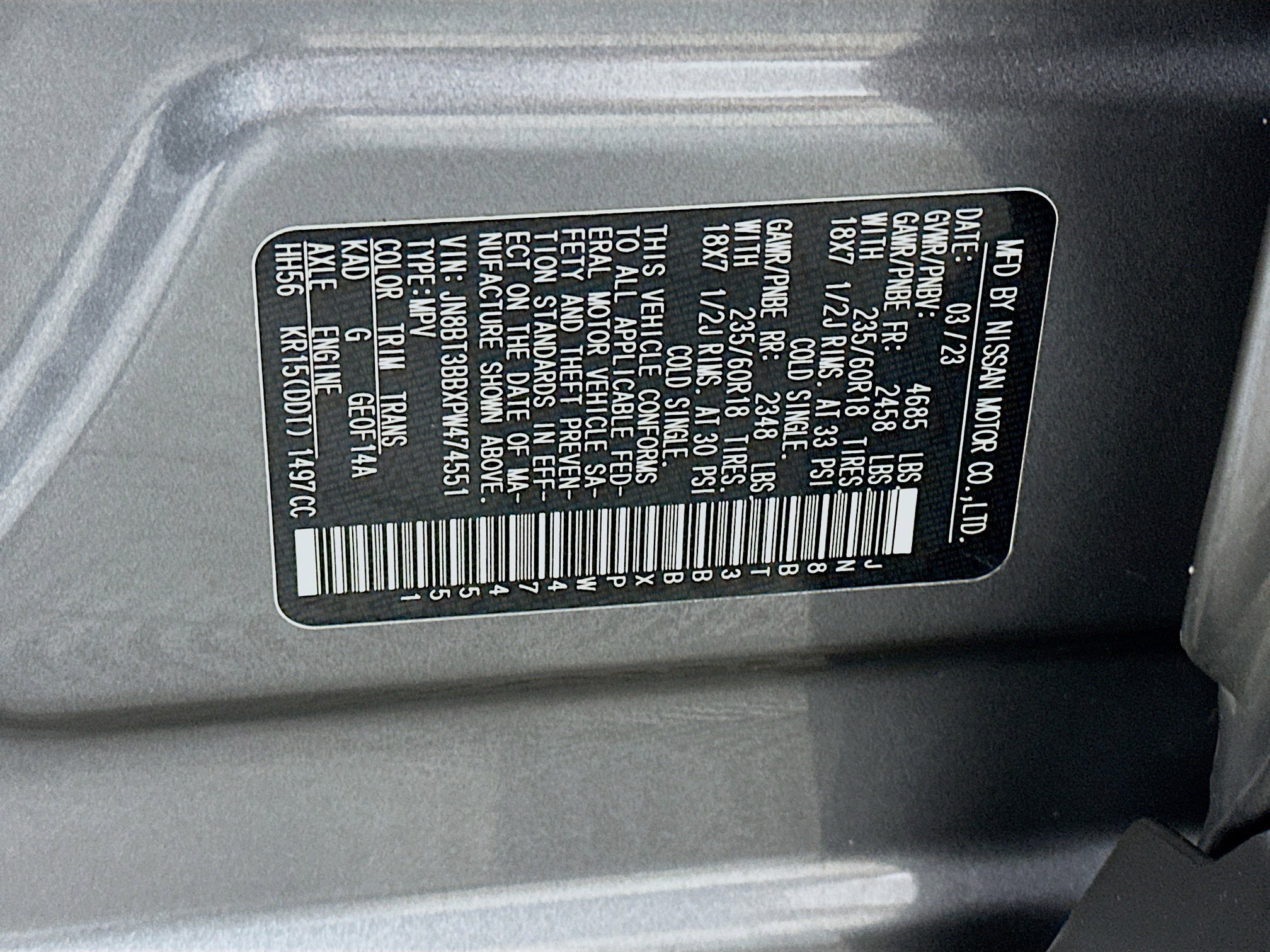 Used 2023 Nissan Rogue SV image 12