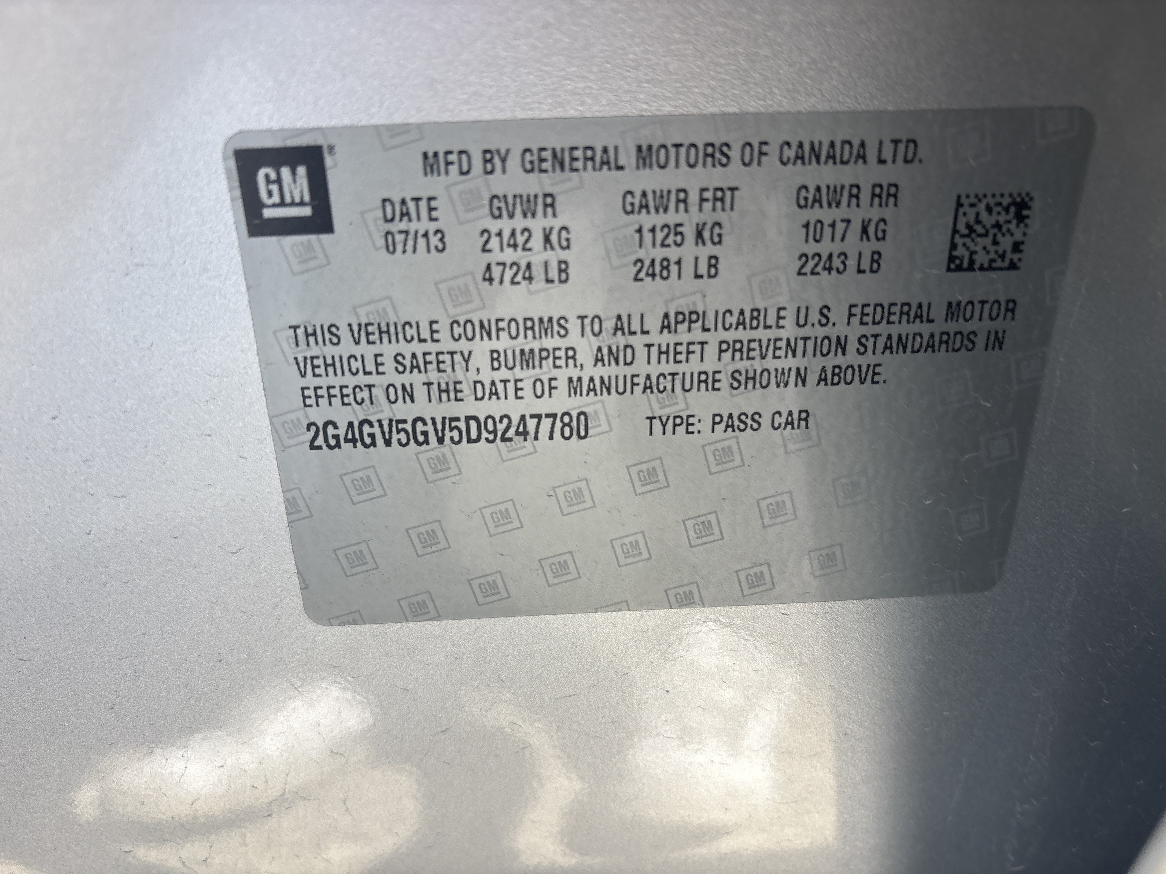 Used 2013 Buick Regal GS FWD image 5
