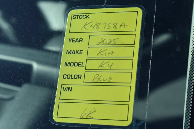 Certified 2025 Kia K4 FWD image 30