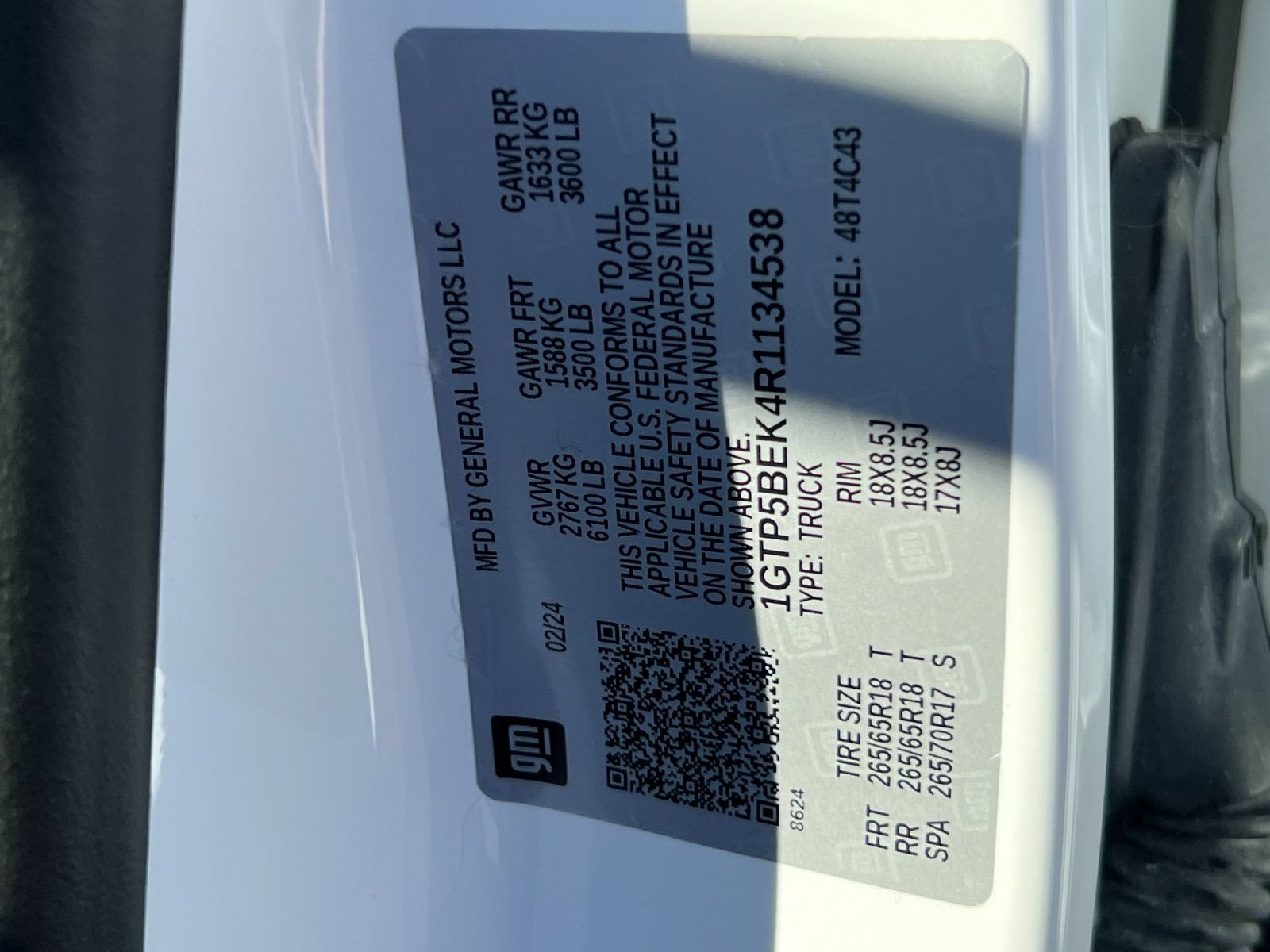 Used 2024 GMC Canyon Elevation w/ Trailering Package RWD image 26