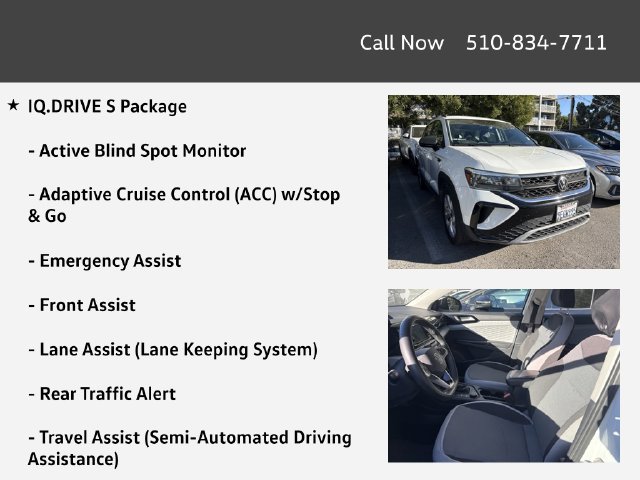 Used 2023 Volkswagen Taos S w/ IQ Drive S Package AWD/4WD image 4
