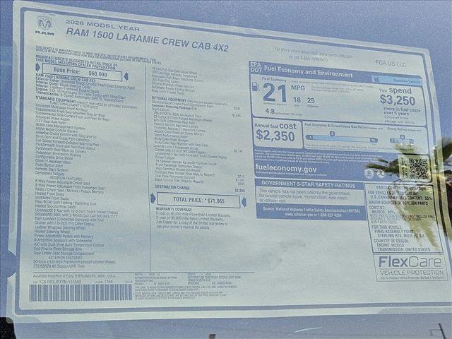 New 2026 RAM 1500 Laramie w/ Night Edition RWD image 17