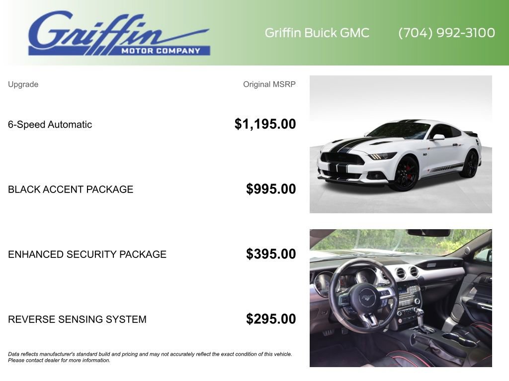 Used 2017 Ford Mustang GT w/ Black Accent Package RWD image 6