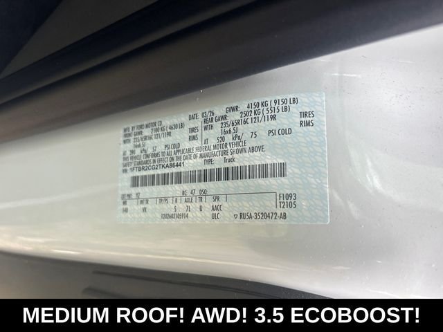 New 2026 Ford Transit 250 148 Medium Roof Extended AWD image 33