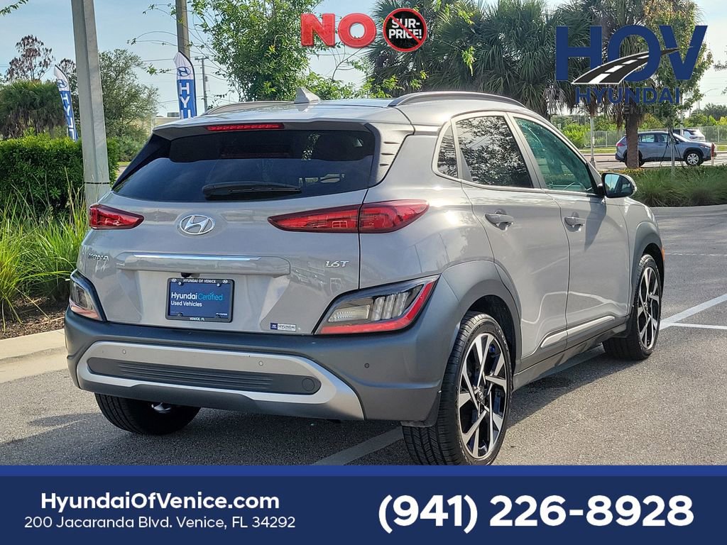 Certified 2022 Hyundai Kona Limited FWD image 5