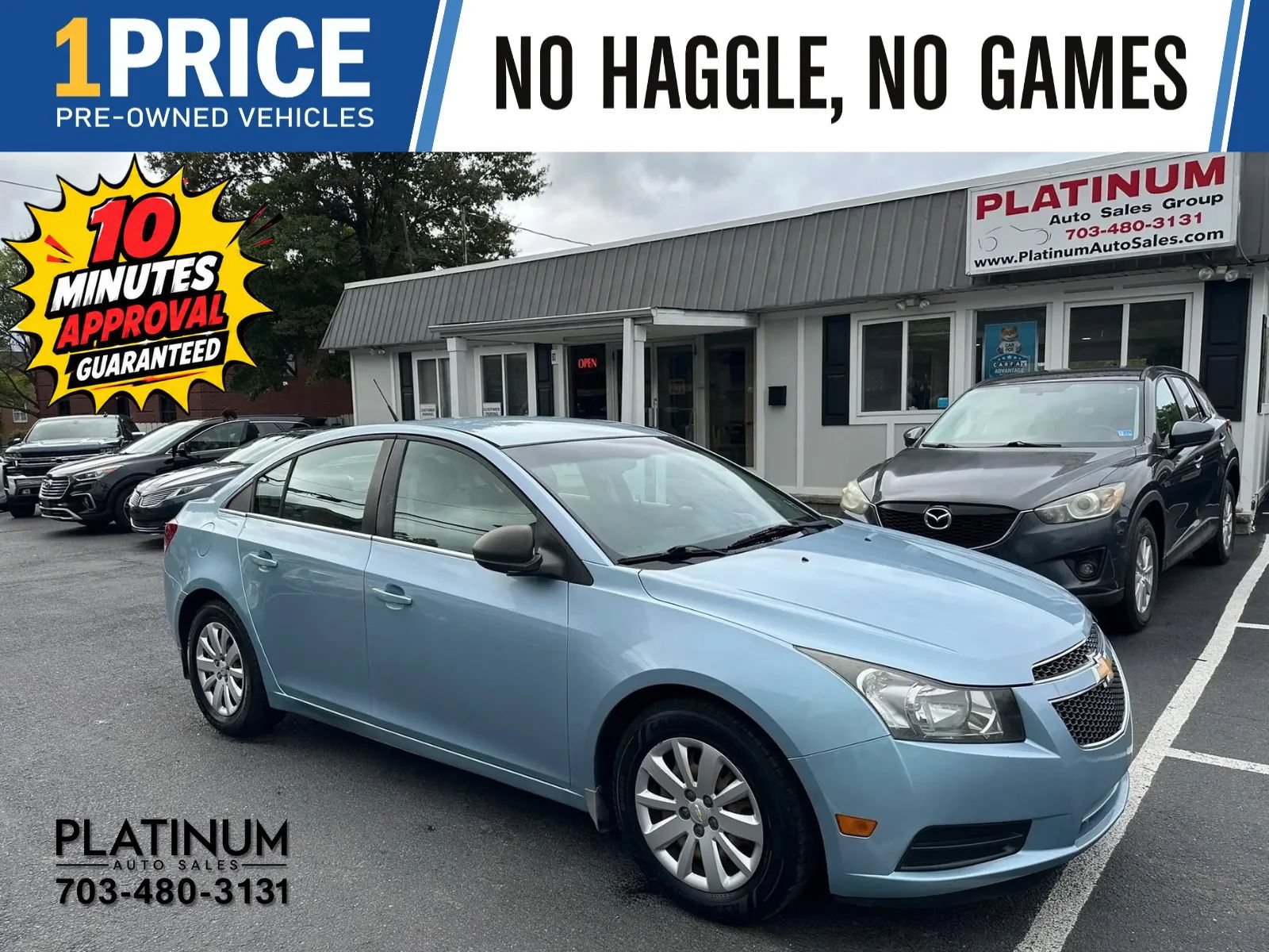Used 2011 Chevrolet Cruze LS w/ Connectivity Package