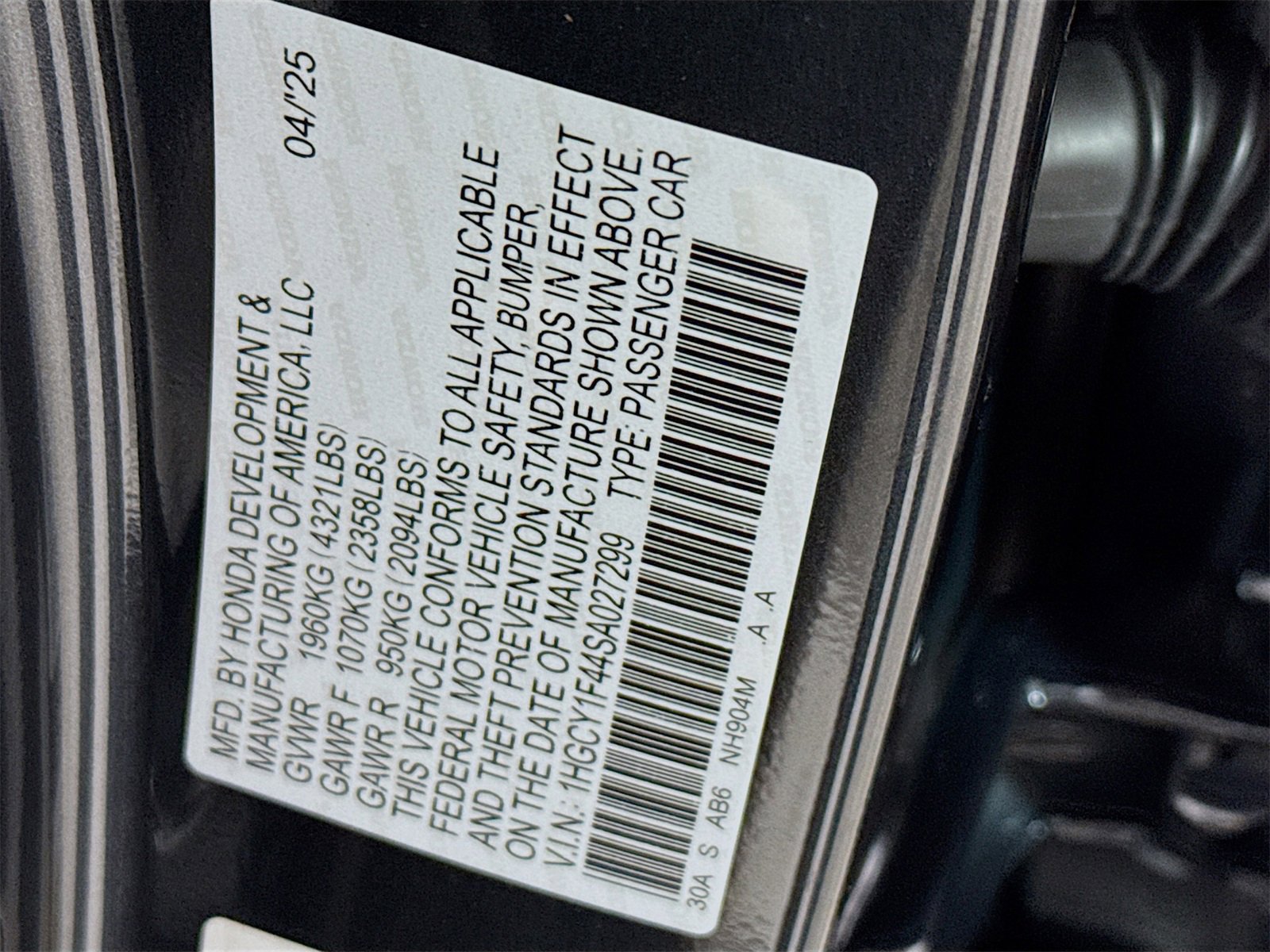 Used 2025 Honda Accord SE image 26