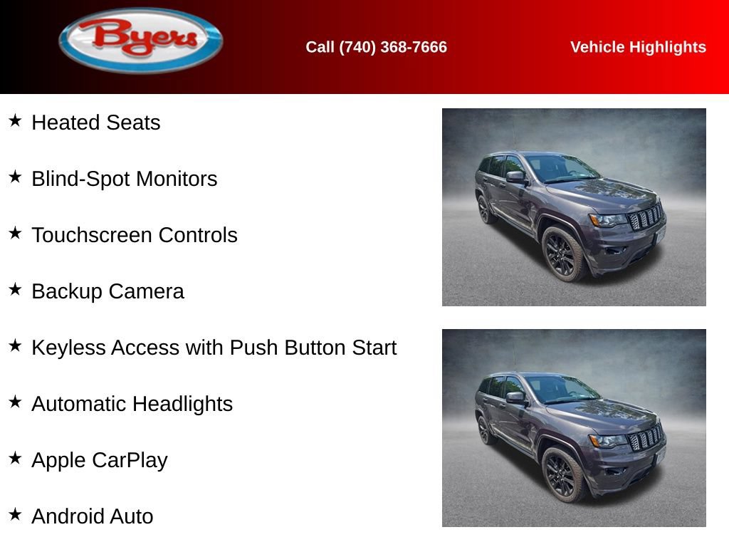 Used 2019 Jeep Grand Cherokee Altitude AWD/4WD image 10