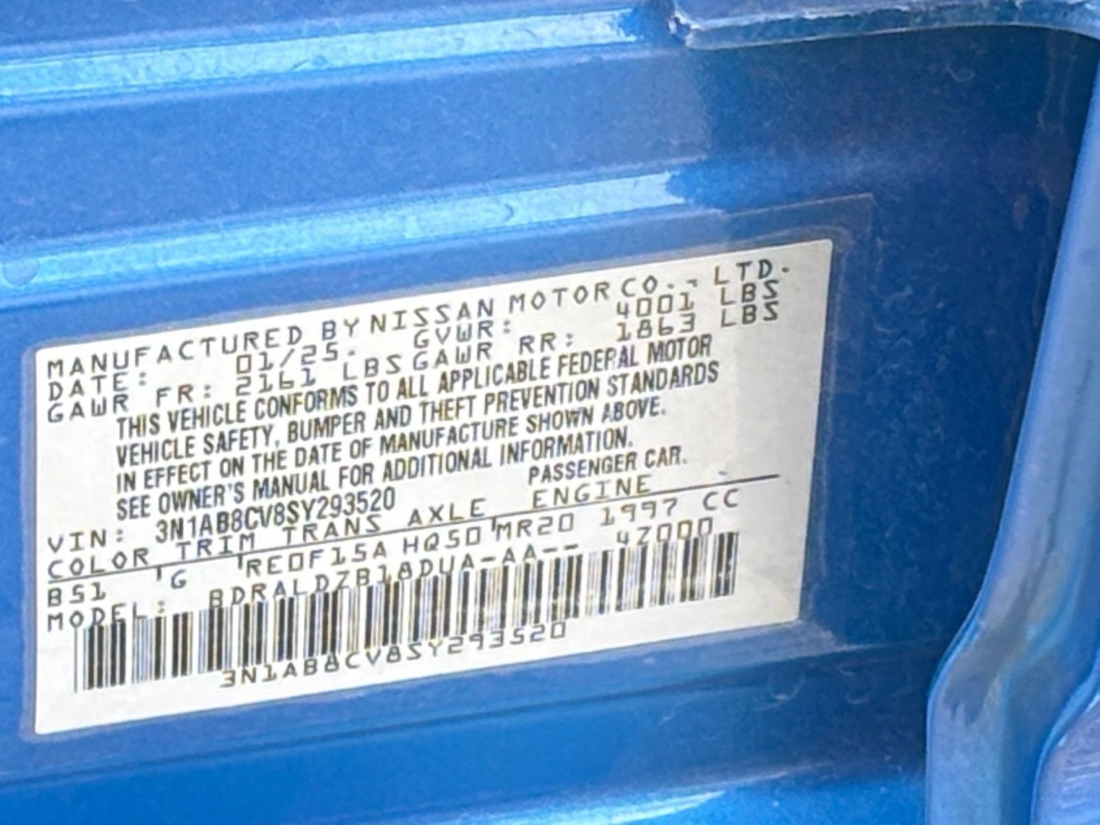 Used 2025 Nissan Sentra SV FWD image 23