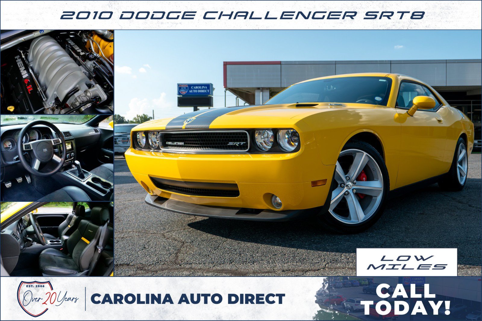 Used 2010 Dodge Challenger SRT8 w/ SRT Option Group II RWD image 1