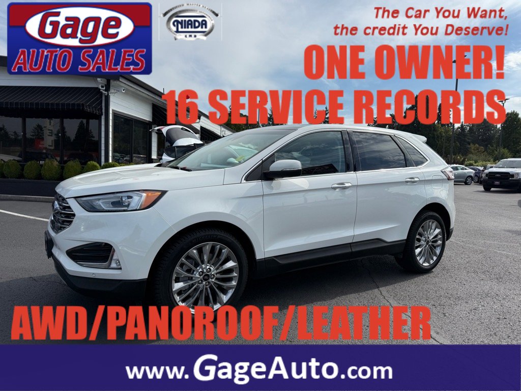 Used 2021 Ford Edge Titanium w/ Class II Trailer Tow Package