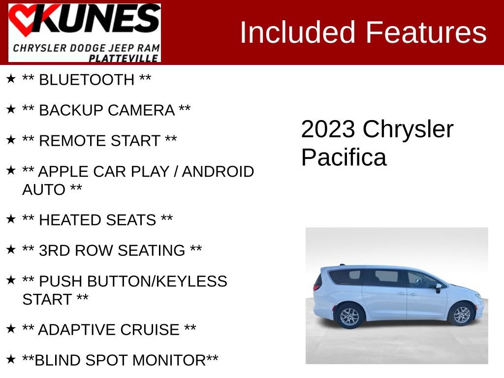 Used 2023 Chrysler Pacifica Touring-L image 2