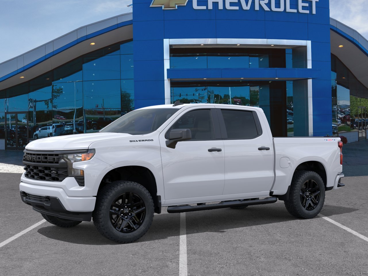New 2026 Chevrolet Silverado 1500 Custom w/ Turbomax Blackout Package AWD/4WD image 29
