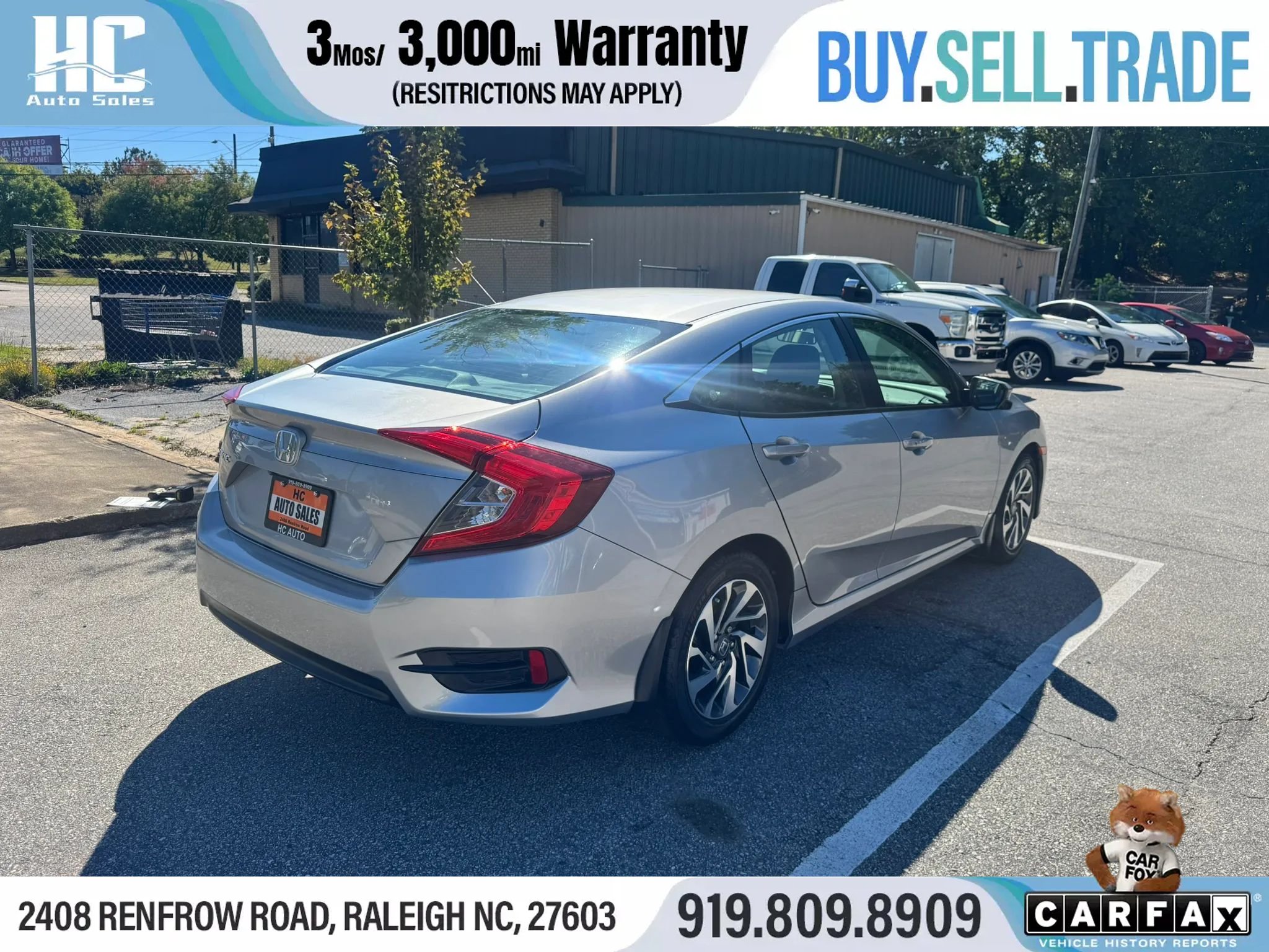 Used 2016 Honda Civic EX image 5