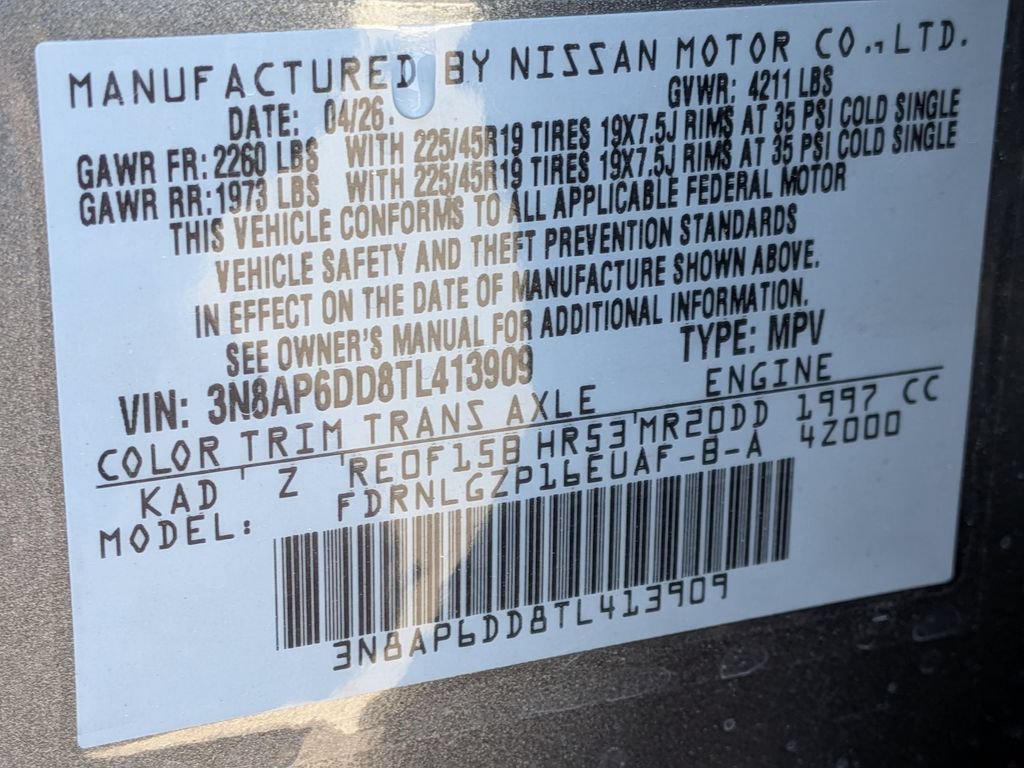 New 2026 Nissan Kicks SR w/ SR Premium Package AWD/4WD image 30