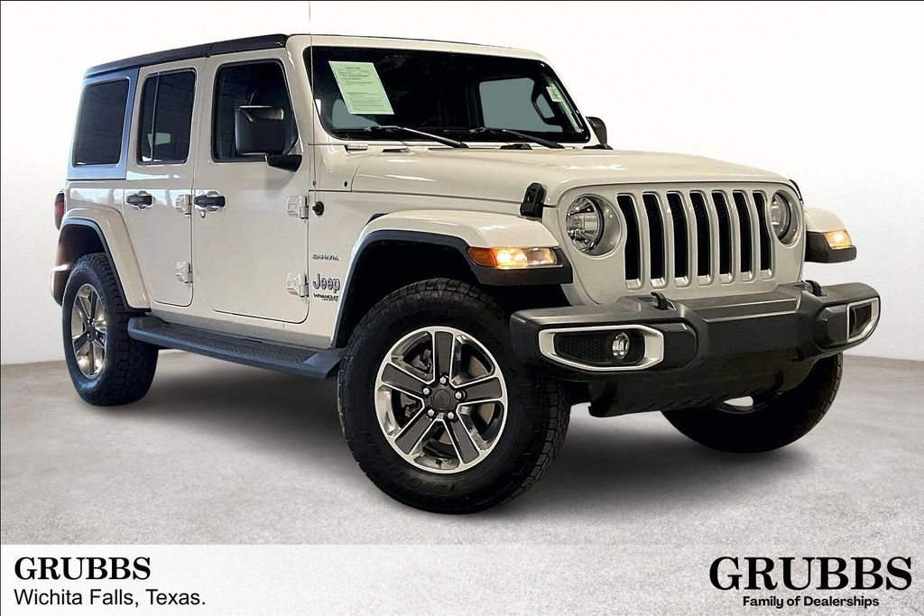 Used 2020 Jeep Wrangler Unlimited Sahara image 1