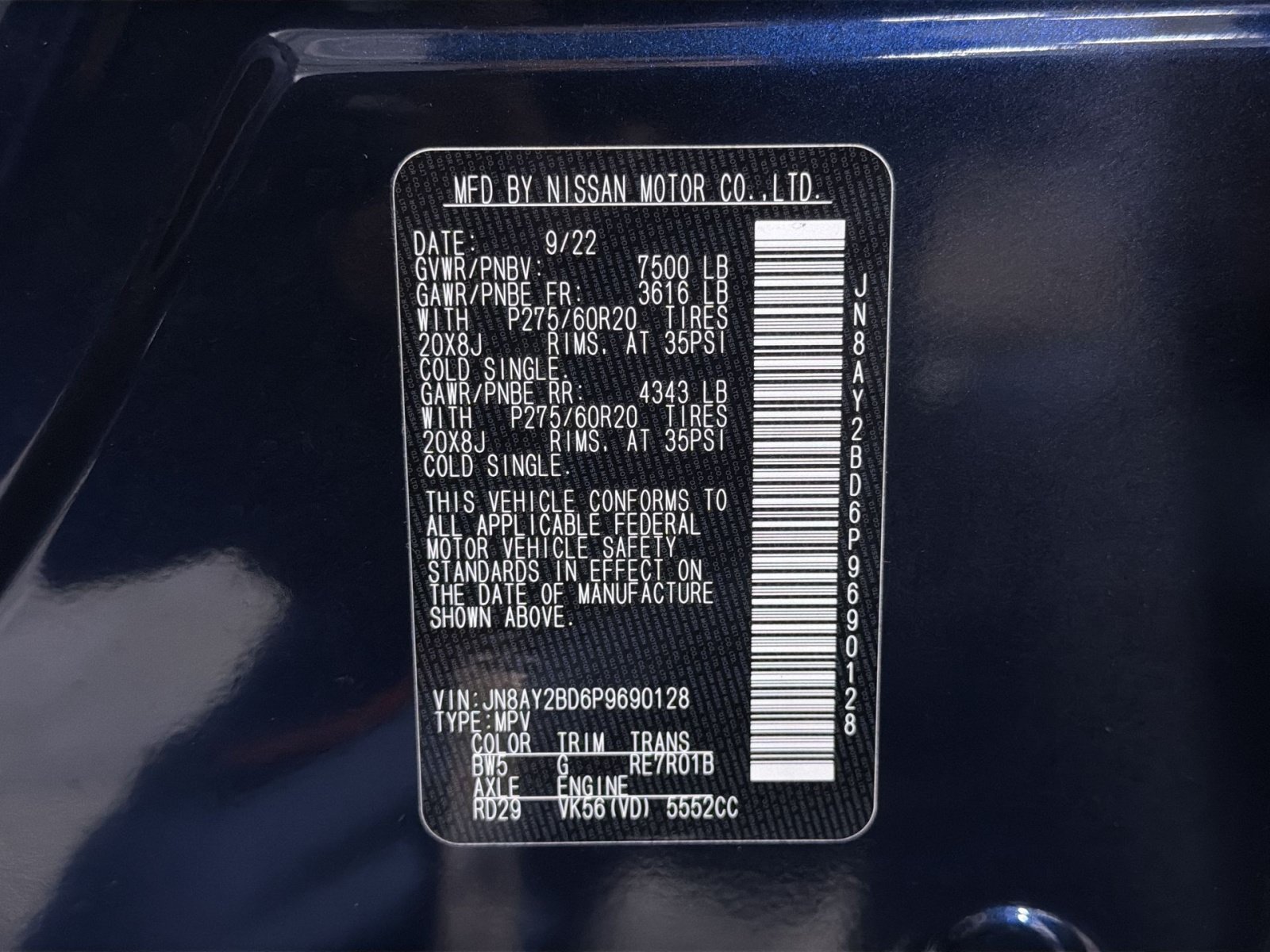 Used 2023 Nissan Armada SL w/ Cargo Package AWD/4WD image 41