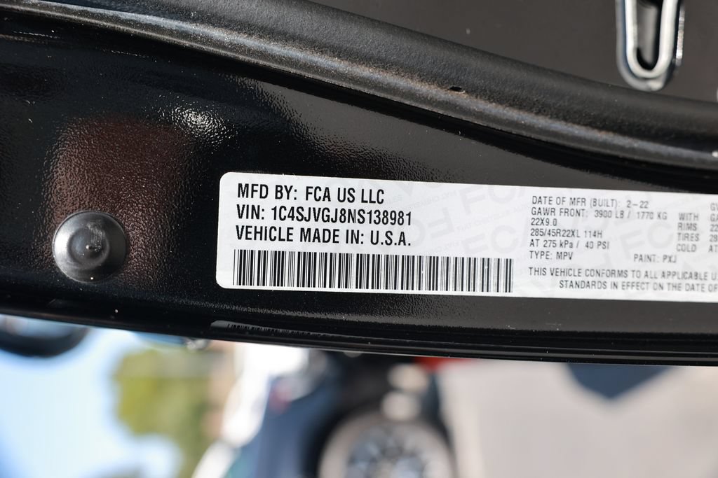 Used 2022 Jeep Grand Wagoneer Series III AWD/4WD image 50
