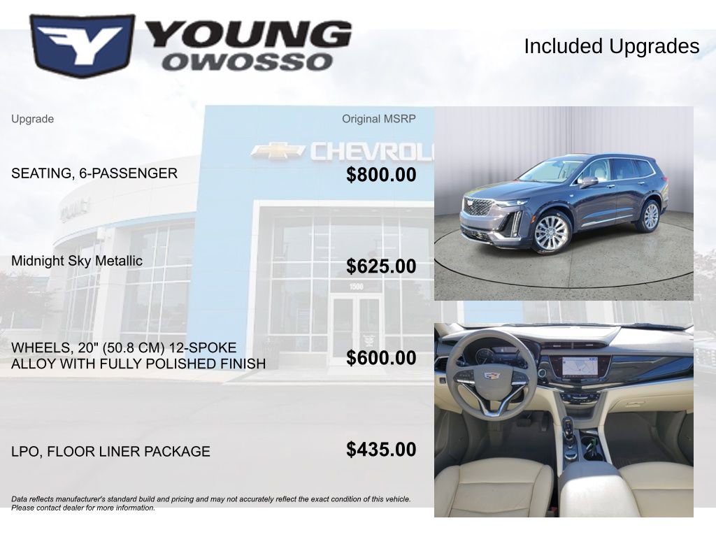 Used 2024 Cadillac XT6 Premium Luxury w/ LPO, Floor Liner Package image 4