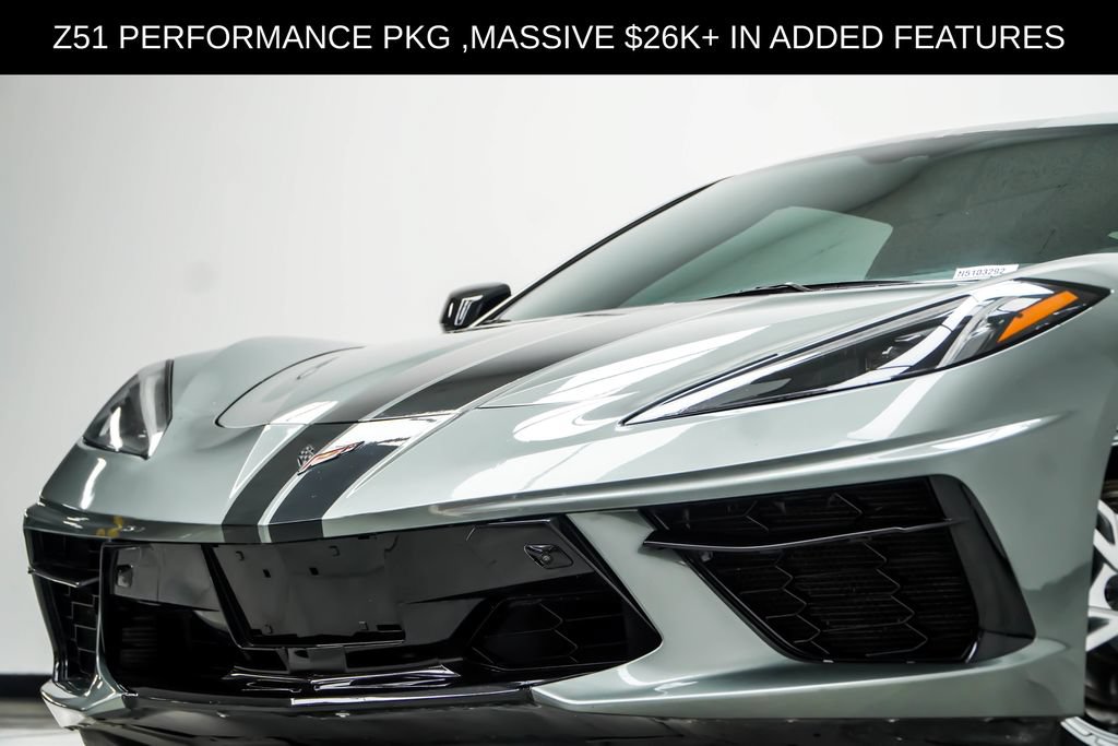 Used 2022 Chevrolet Corvette Stingray Premium Cpe w/ Z51 Performance Package RWD image 2