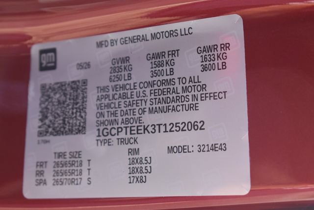 Used 2026 Chevrolet Colorado Trail Boss AWD/4WD image 36