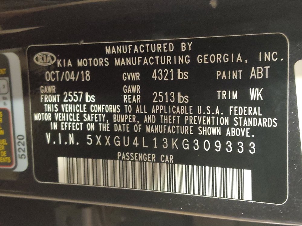 Used 2019 Kia Optima EX w/ EX Premium Package FWD image 33